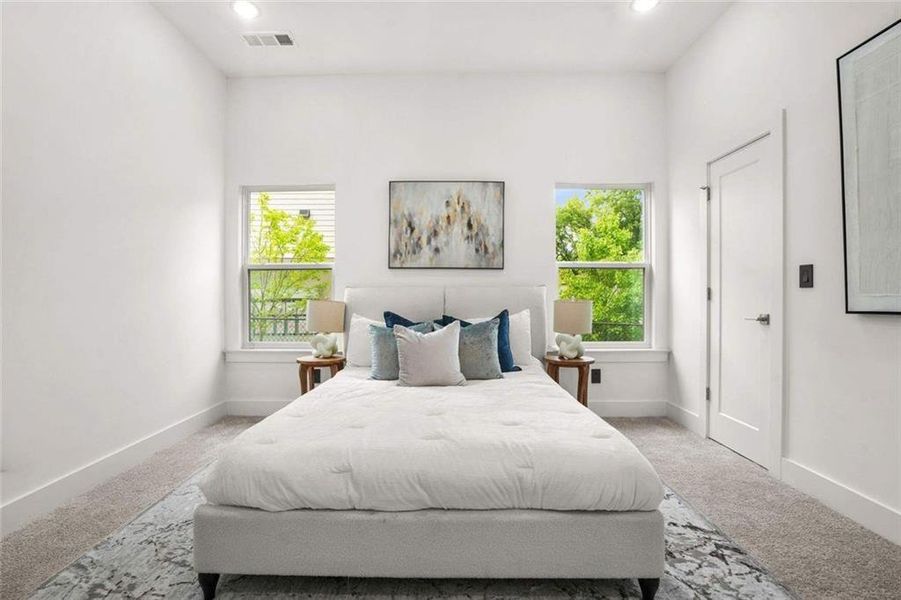 Furnished interior view inside a new home in , Atlanta (Image 31). Furnished interior view inside a new home in , Atlanta (Image 31).