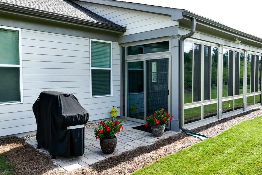 Exterior details and patio area of a home in , Hoschton (Image 29). Exterior details and patio area of a home in , Hoschton (Image 29).