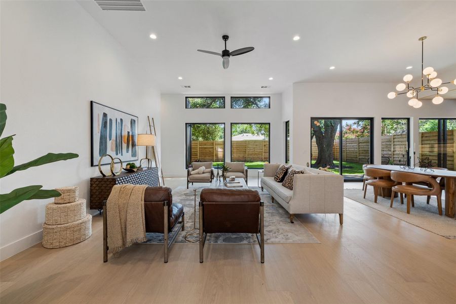Furnished interior view inside a new home in , Austin (Image 10).