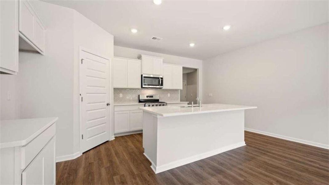 Furnished interior view inside a new home in The Preserve at Agricultural Village, Perry (Image 5).
