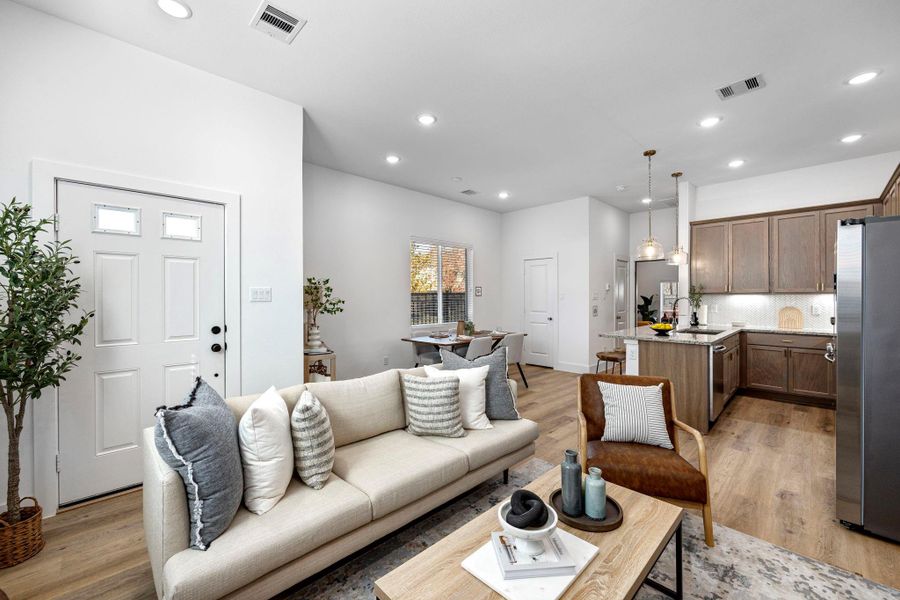 Living, Kitchen, Dining Living, Kitchen, Dining