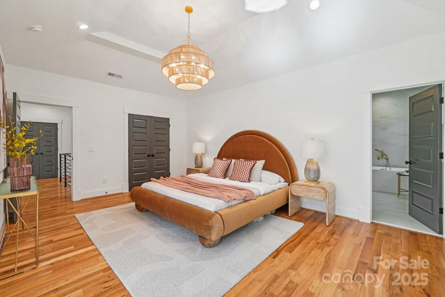 Furnished interior view inside a new home in , Charlotte (Image 12).