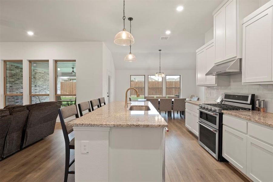 Furnished interior view inside a new home in , Saginaw (Image 29).