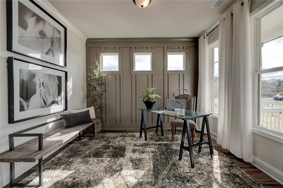 Furnished interior view inside a new home in Summerlin, Winder (Image 31).