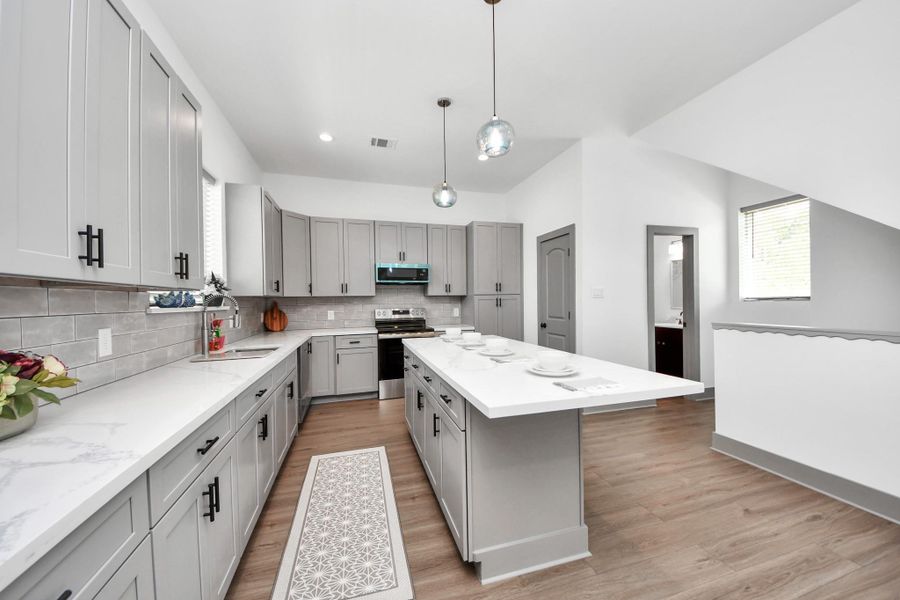 Furnished interior view inside a new home in , Houston (Image 25).