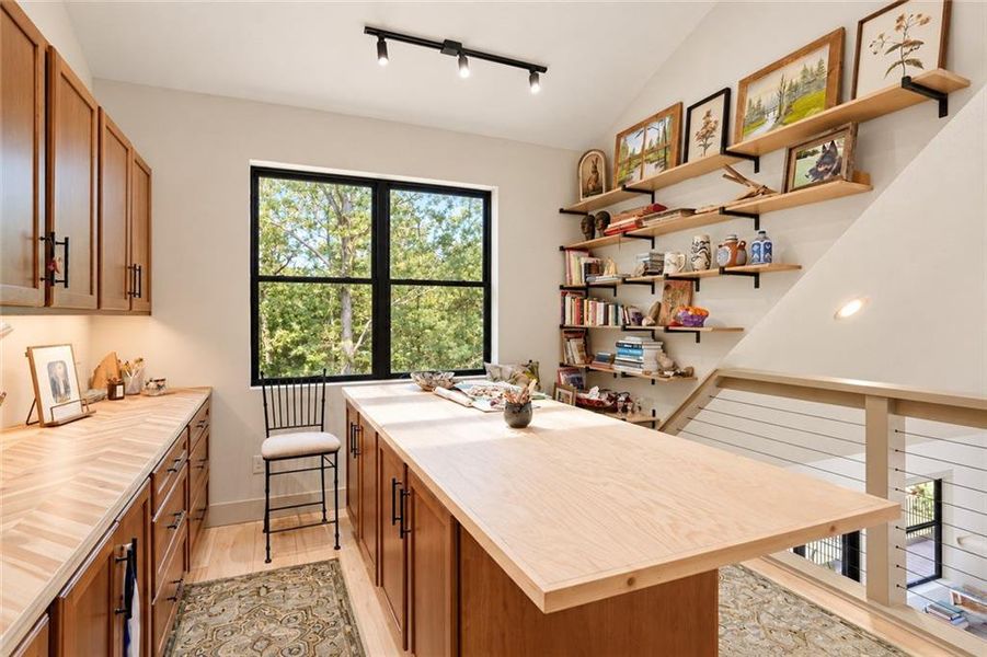 Furnished interior view inside a new home in , Ellijay (Image 30).