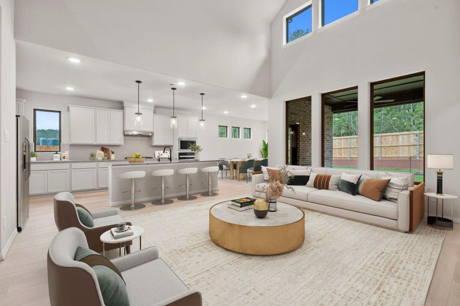 Furnished interior view inside a new home in Wildtree, Magnolia (Image 13).