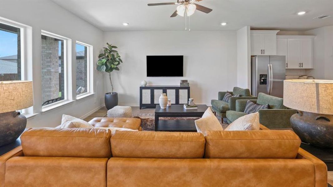 Furnished interior view inside a new home in The Preserve at Forum, Grand Prairie (Image 5).
