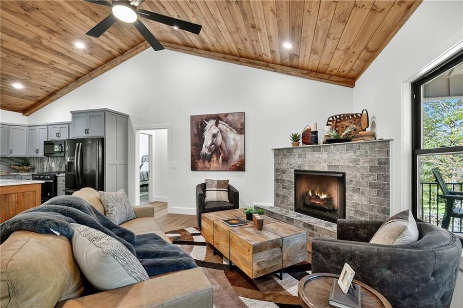Furnished interior view inside a new home in , McCaysville (Image 12).