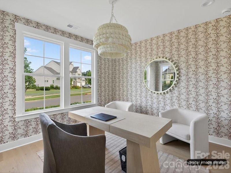Furnished interior view inside a new home in , Charlotte (Image 14).