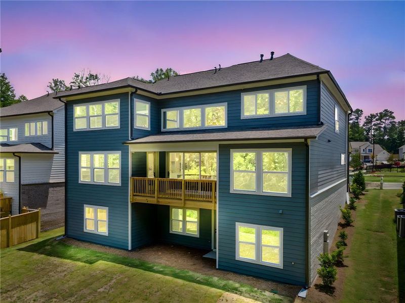Front exterior of a new home in , Woodstock, GA, highlighting curb appeal (Image 28). Front exterior of a new home in , Woodstock, GA, highlighting curb appeal (Image 28).