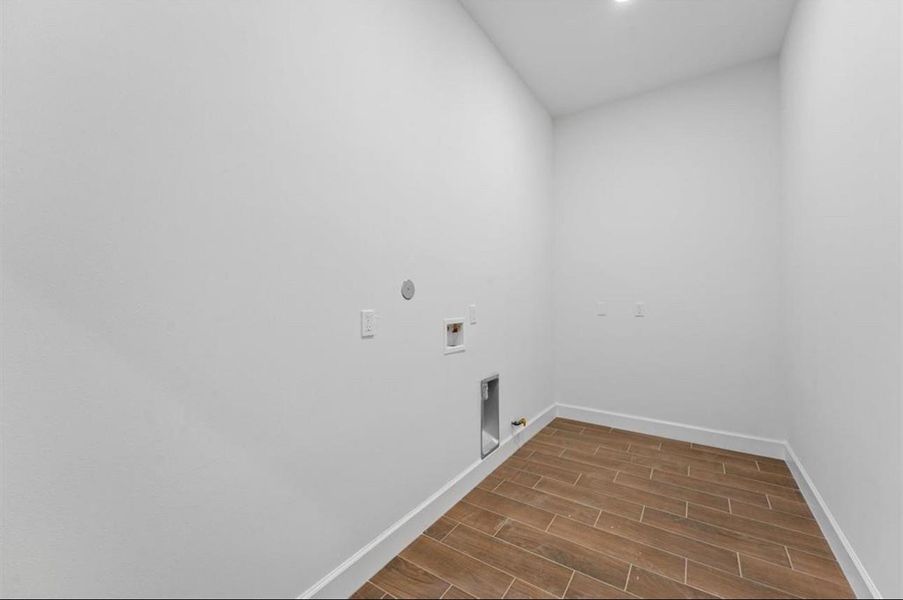 Washer and Dryer connections Washer and Dryer connections