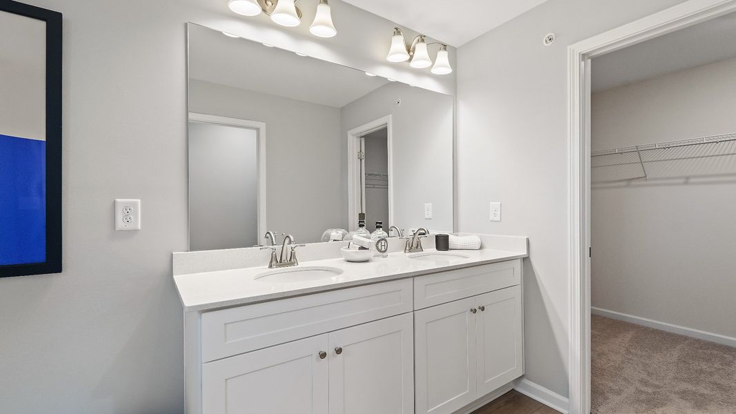 Furnished interior view inside a new home in Auburn Ridge, Riverdale (Image 22). Furnished interior view inside a new home in Auburn Ridge, Riverdale (Image 22).