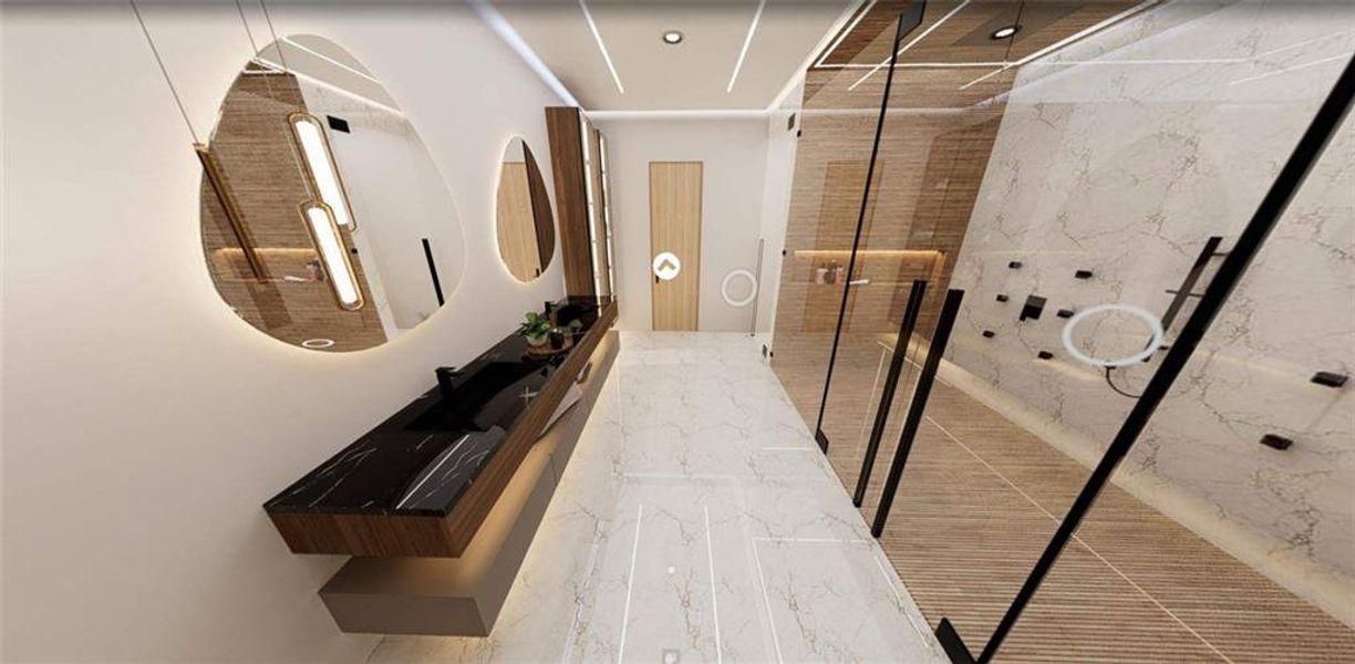 Furnished interior view inside a new home in , Atlanta (Image 14).
