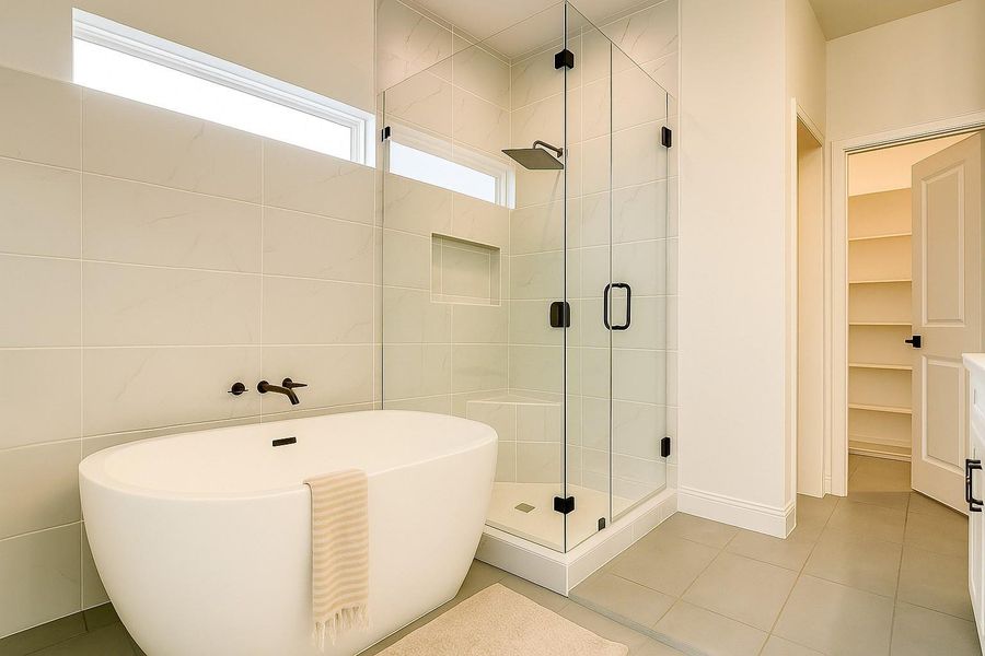 Furnished interior view inside a new home in Hill & Dale Ranch, Splendora (Image 3).