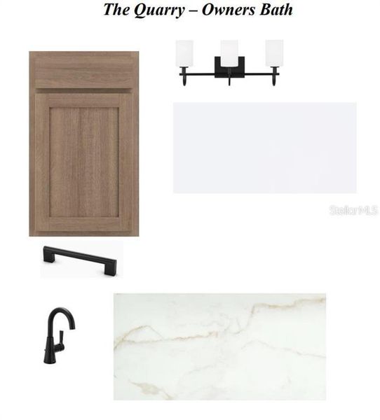 Sample of building materials used in homes in Soleta at Starkey Ranch - Cottage Series, Odessa (Image 4).
