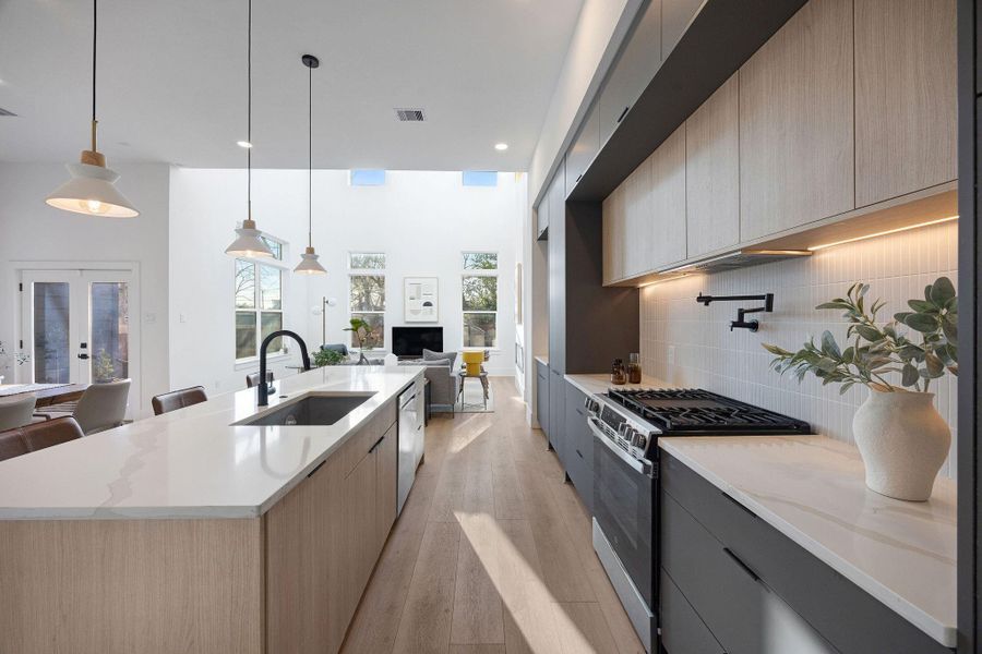 Furnished interior view inside a new home in , Houston (Image 17). Furnished interior view inside a new home in , Houston (Image 17).