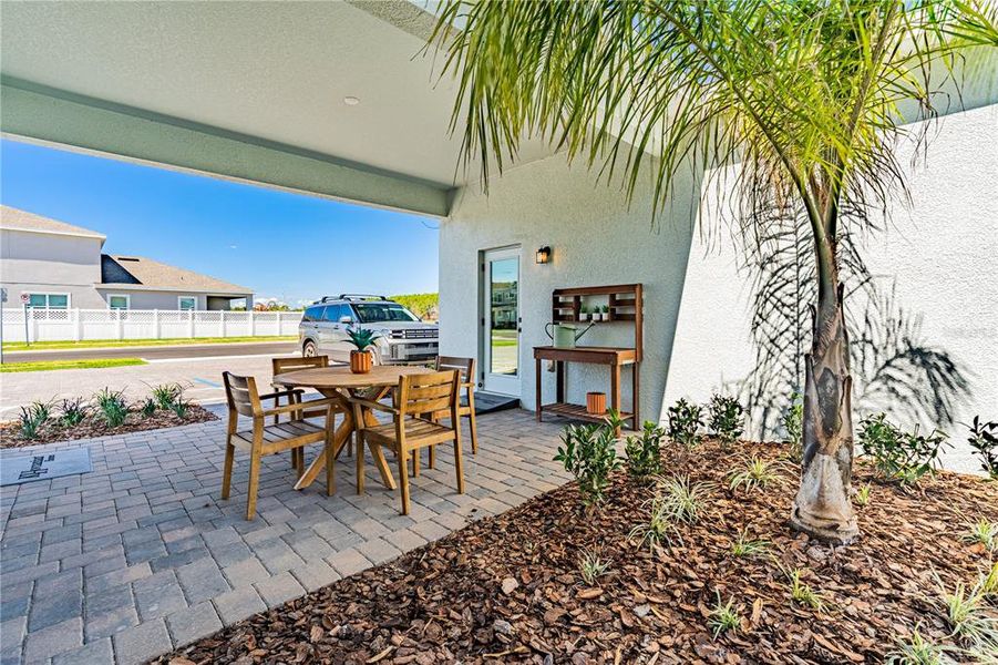 Exterior details and patio area of a home in , Winter Garden (Image 25). Exterior details and patio area of a home in , Winter Garden (Image 25).