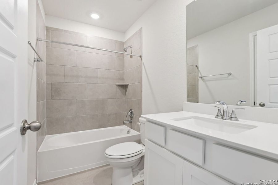 Furnished interior view inside a new home in Legendary Trails - Classic Series, Cibolo (Image 10).