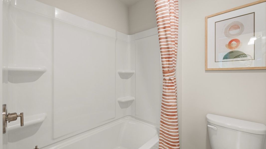 Representative furnished interior of a home built from the Savannah by D.R. Horton in The Gates at Pates Creek, Hampton (Image 19).