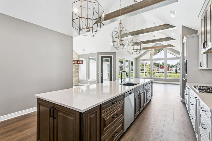 Furnished interior view inside a new home in The Courtyards at The Heritage, Andover (Image 5).