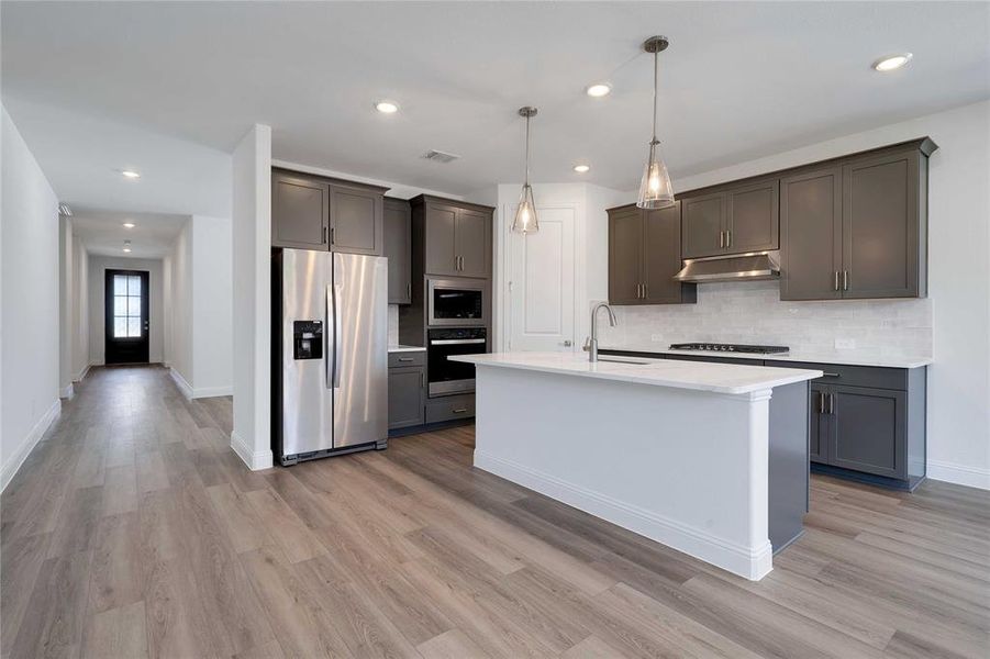 Furnished interior view inside a new home in Ashford Park - Texana Series, Corinth (Image 13). Furnished interior view inside a new home in Ashford Park - Texana Series, Corinth (Image 13).