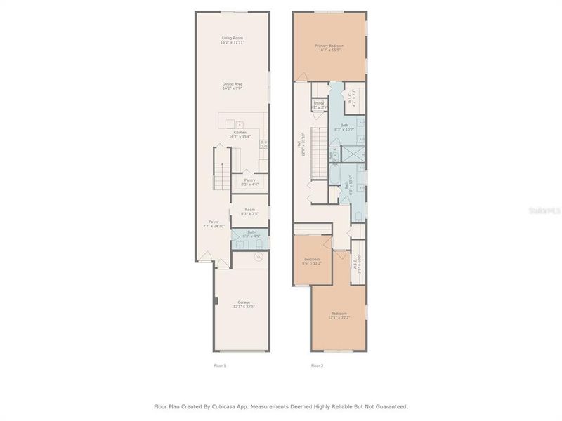 2D floor plan layout of this home in , Tampa, FL (Image 5).
