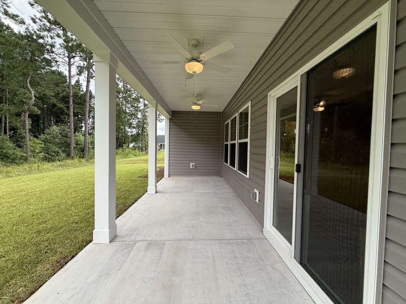 Exterior details and patio area of a home in Beach Gardens, Conway (Image 3). Exterior details and patio area of a home in Beach Gardens, Conway (Image 3).