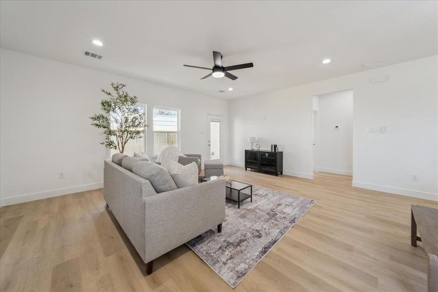Furnished interior view inside a new home in , Fort Worth (Image 13).