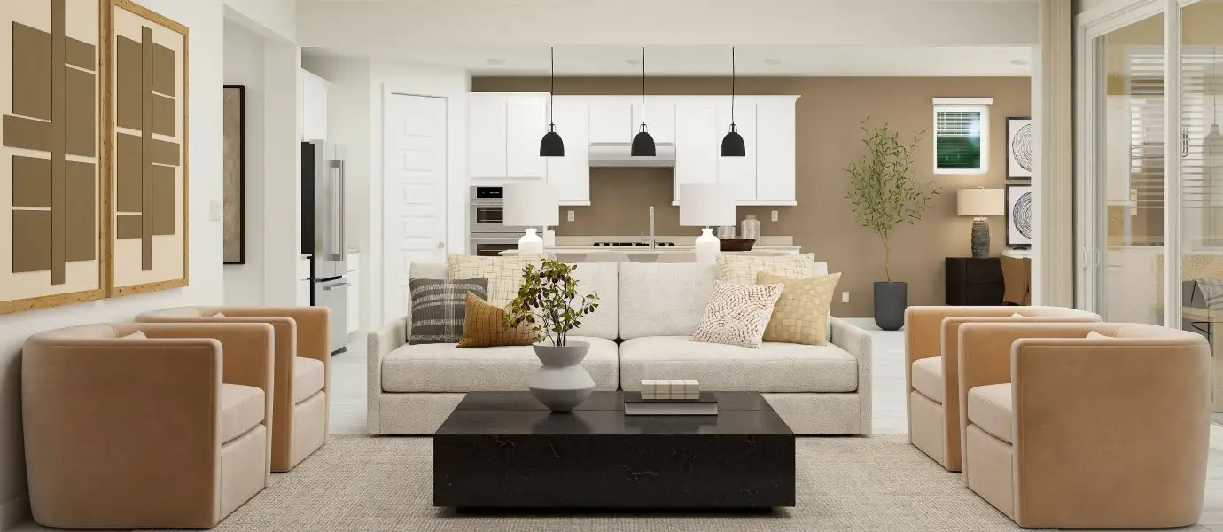 Great room interior Great room interior