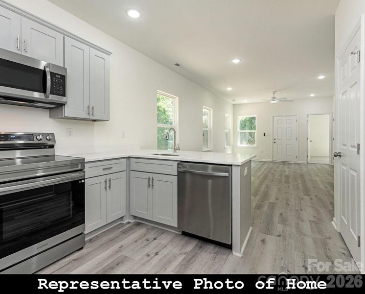 Furnished interior view inside a new home in , Charlotte (Image 6).