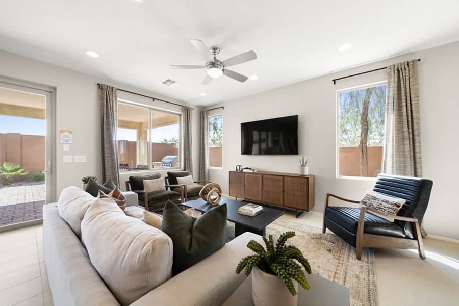 Furnished interior view inside a new home in Meridian, Queen Creek (Image 6).