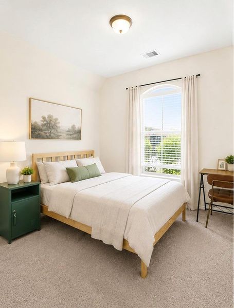 Furnished interior view inside a new home in Pomona, Manvel (Image 18).
