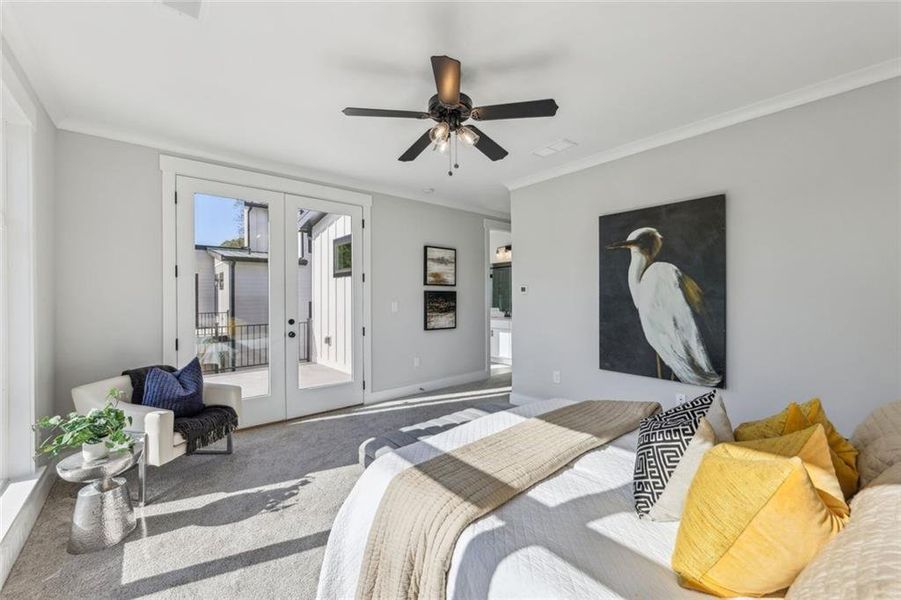 Furnished interior view inside a new home in , Atlanta (Image 7).