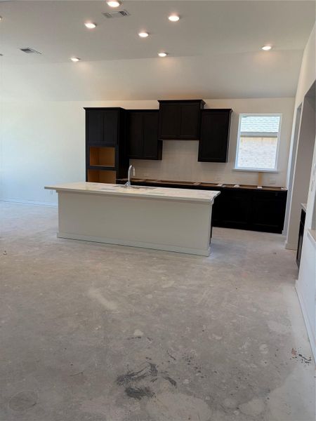 Light & Bright Open Concept Kitchen