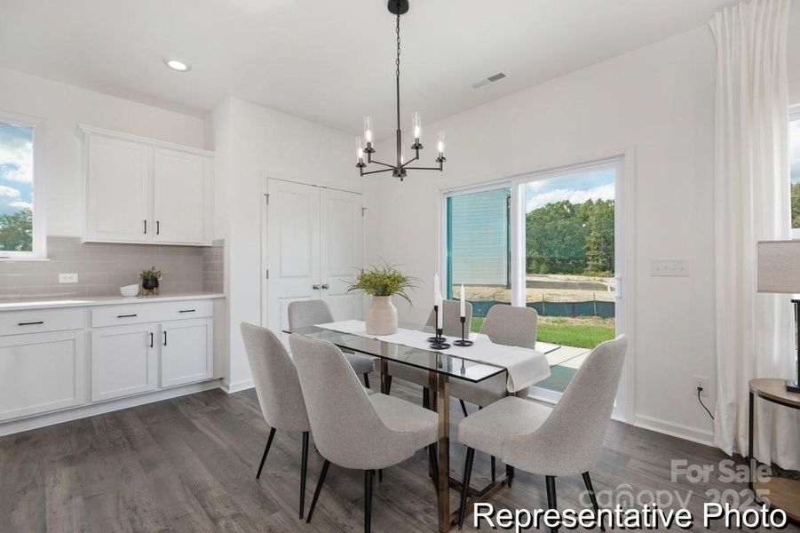 Furnished interior view inside a new home in Whispering Hills, Locust (Image 13).