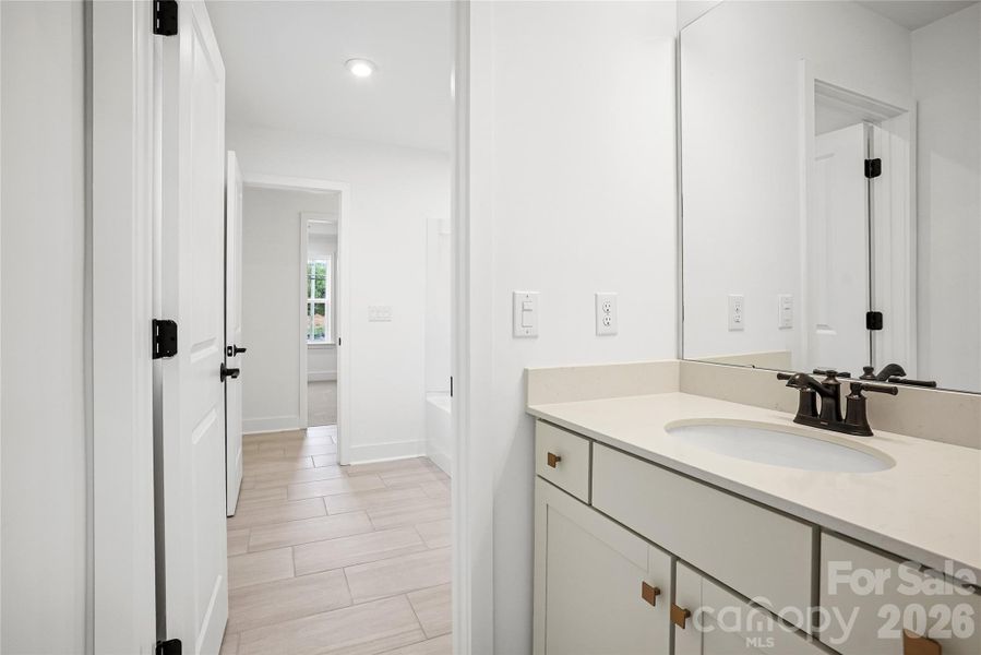 Furnished interior view inside a new home in Parkside Crossing, Charlotte (Image 8).