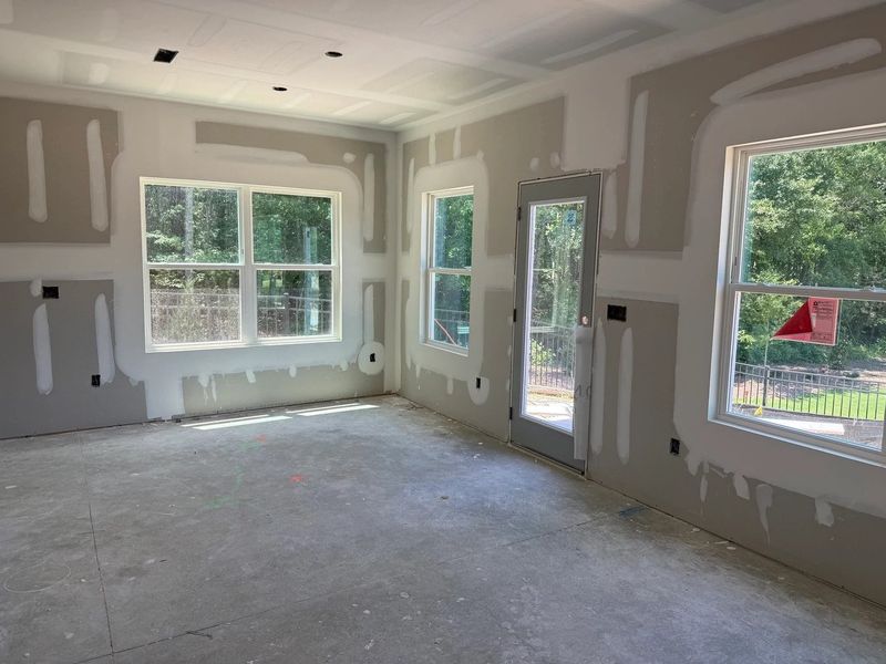 In-progress construction of a new home in Towns at The Point, Rolesville, NC (Image 7).