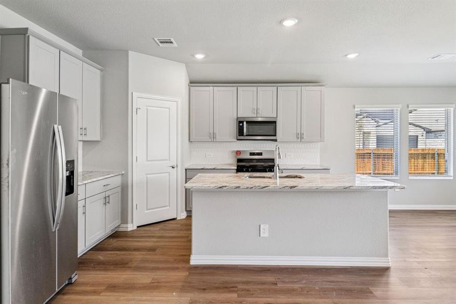 Photo is not of the actual home, but is an inspirational photo of builder’s model home and may depict options, furnishings, and/or decorator features that are not included.