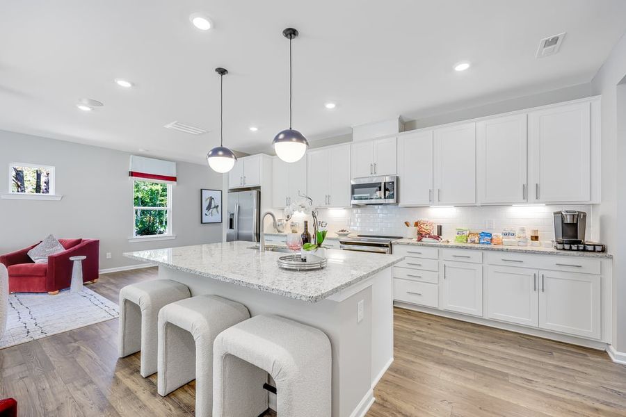 Representative furnished interior of a home built from the Stella by Taylor Morrison in Eagle Trace, Wendell (Image 31).