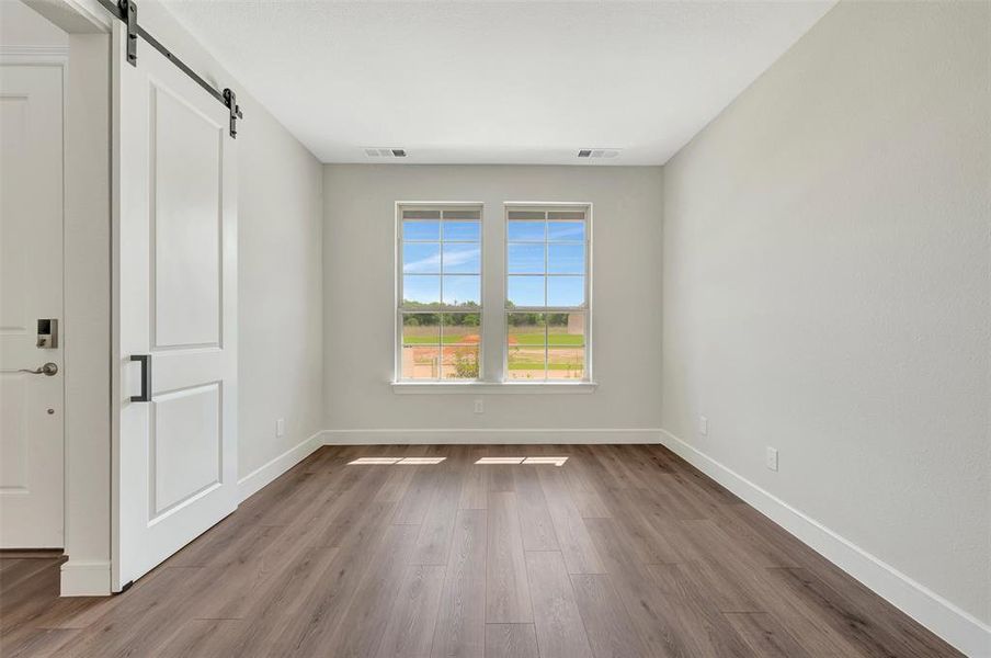 Spacious, unfurnished interior of a new home in Wellington, Haslet (Image 32). Spacious, unfurnished interior of a new home in Wellington, Haslet (Image 32).