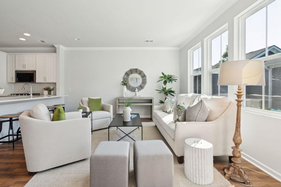 Furnished interior view inside a new home in Nexton, Summerville (Image 17).