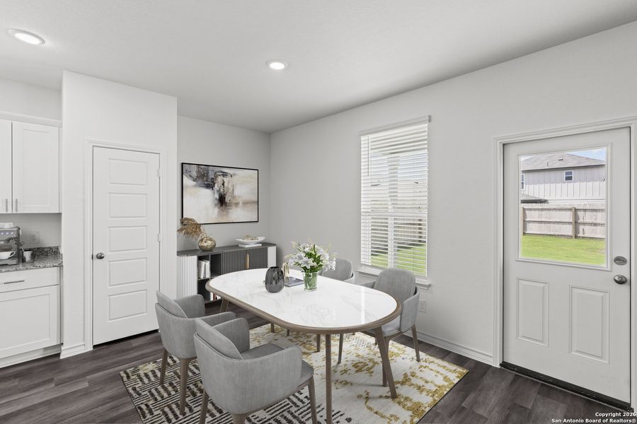 Furnished interior view inside a new home in Meadows at Clear Springs, New Braunfels (Image 6).
