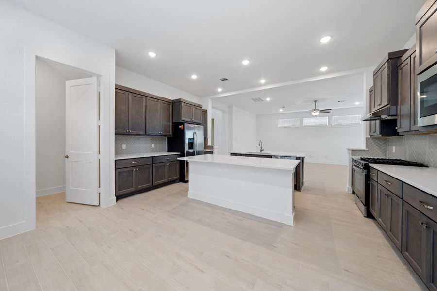 Furnished interior view inside a new home in The Highlands, Porter (Image 7).