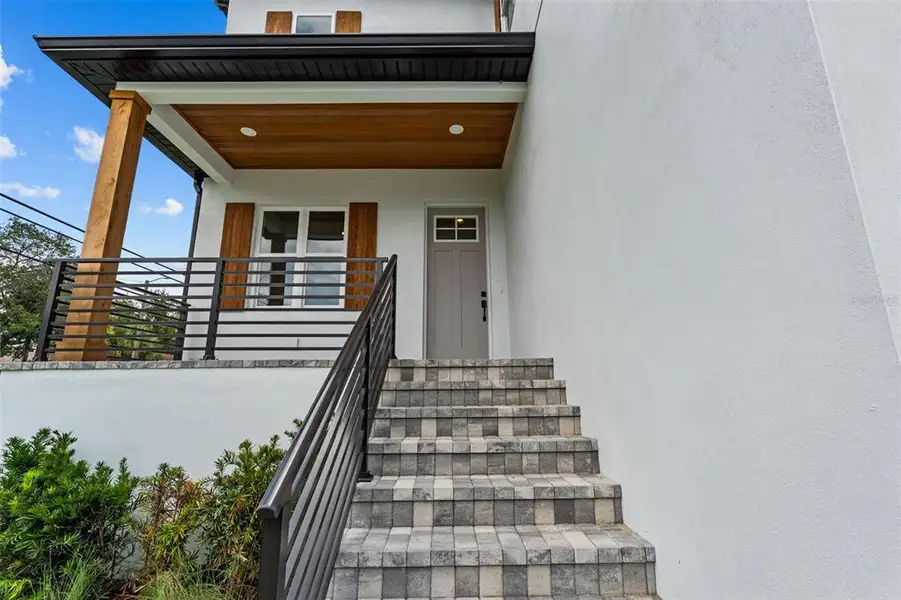 Exterior details and patio area of a home in , Tampa (Image 28). Exterior details and patio area of a home in , Tampa (Image 28).