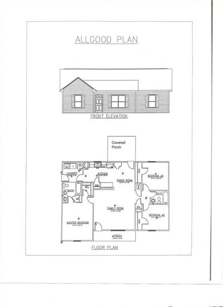 2D floor plan layout of this home in , Rockmart, GA (Image 3).