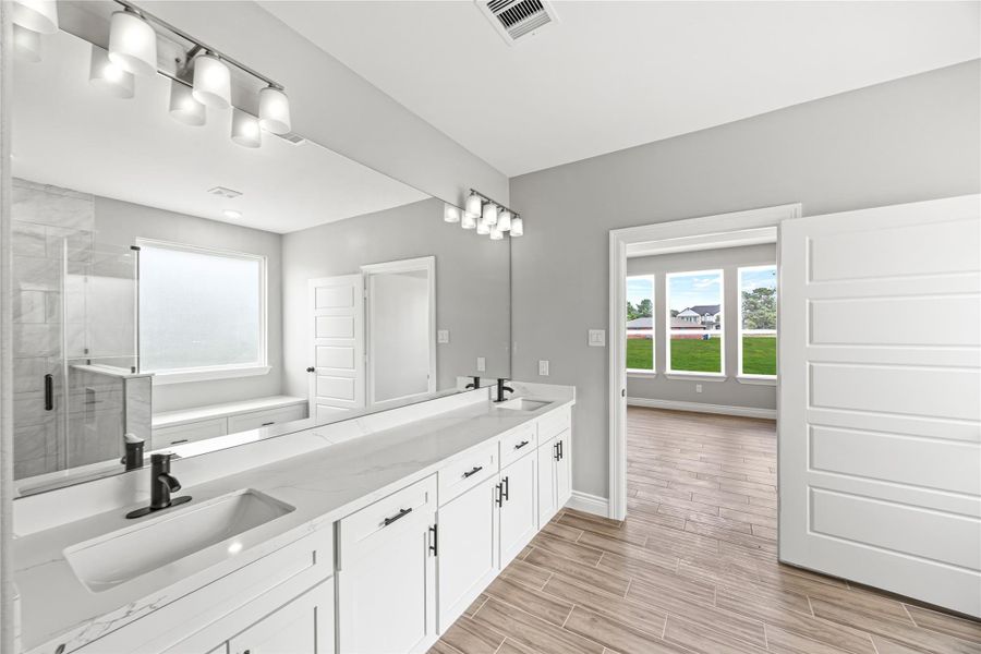Furnished interior view inside a new home in , Prairie View (Image 6).