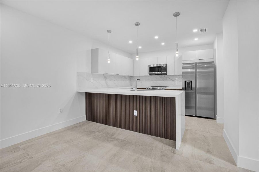 Furnished interior view inside a new home in , Miami (Image 5).