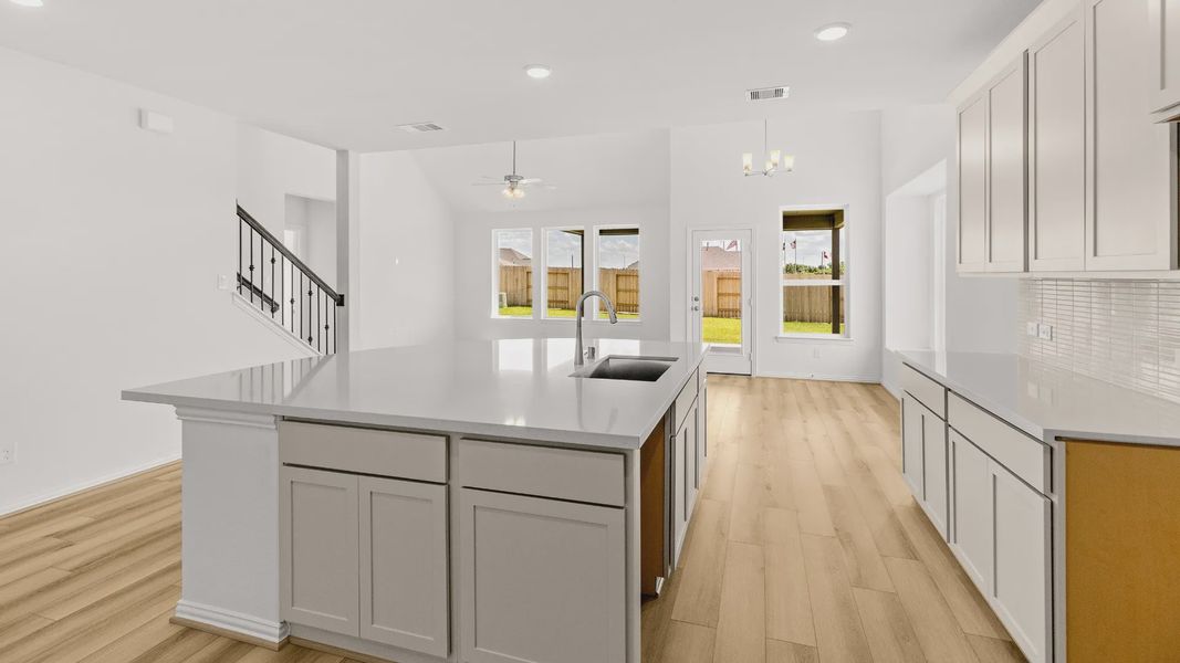 Furnished interior view inside a new home in Azalea, Pattison (Image 9).