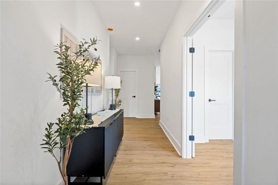 Furnished interior view inside a new home in , Atlanta (Image 8).